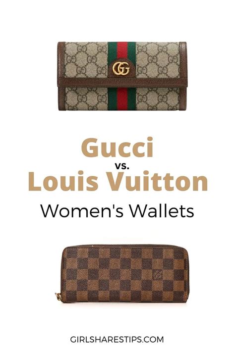 is lv or gucci more expensive|Gucci vs Louis Vuitton wallet.